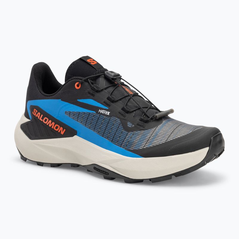 Încălțăminte de alergare pentru bărbați Salomon Genesis black/french blue/cherry tomato