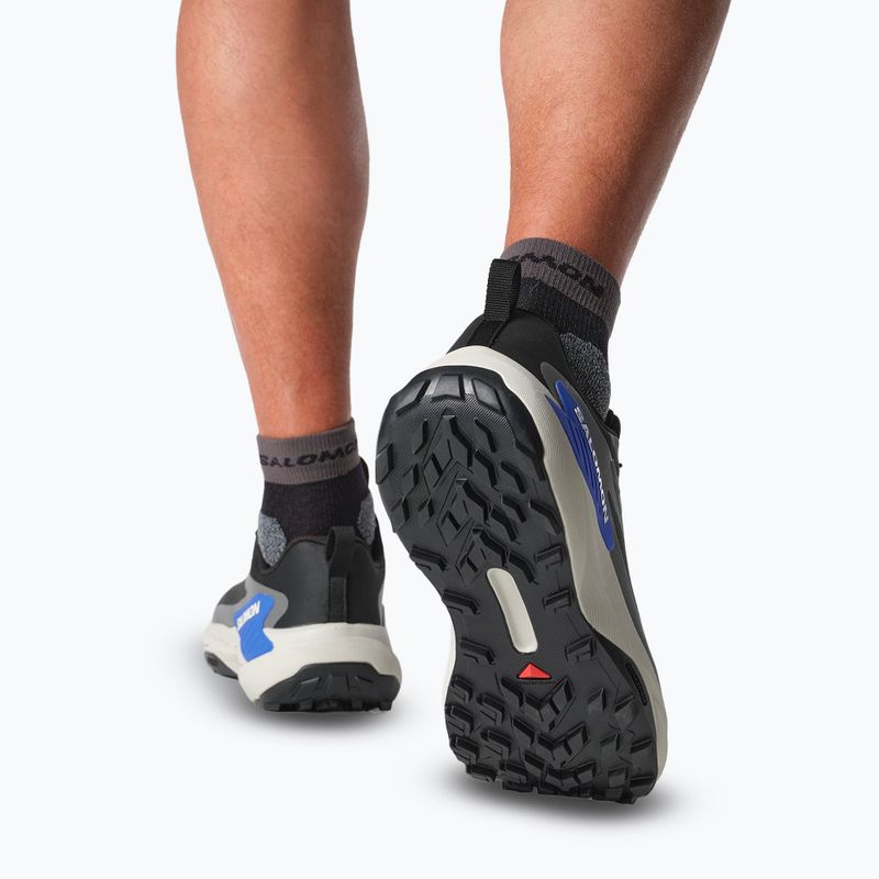 Încălțăminte de alergare pentru bărbați  Salomon Genesis GTX black/lunar rock/french blue 15