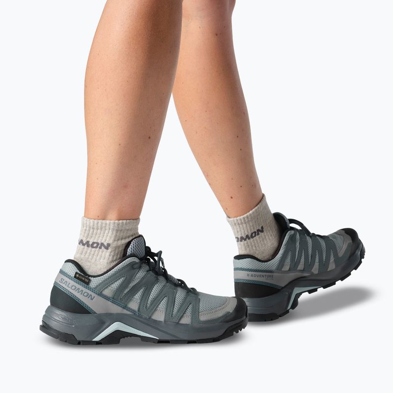 Încălțăminte de trekking pentru femei Salomon X-Adventure Recon Waterproof mnment/turbu 15