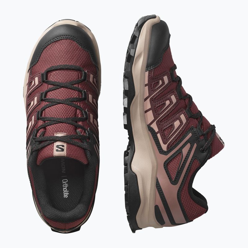 Încălțăminte de trekking pentru femei  Salomon Extegra GTX henna/run raisin/mahogany rose 6