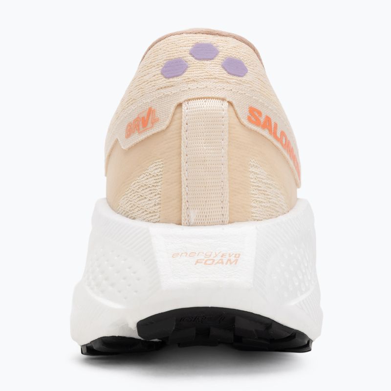 Încălțăminte de alergare pentru femei Salomon Aero Glide 3 Gravel shortbread/white/fushion coral 6