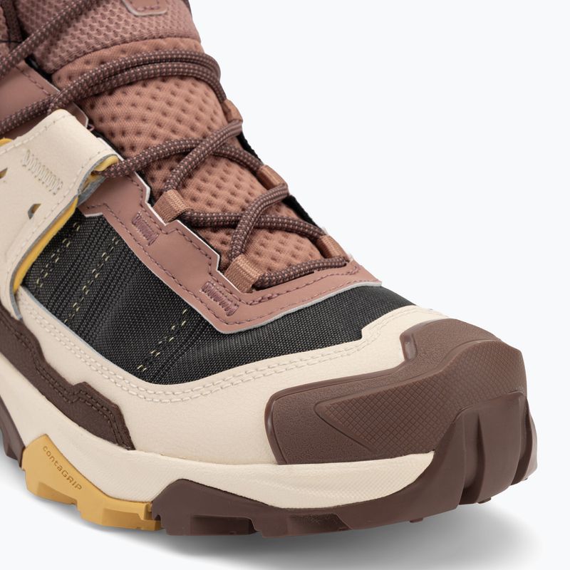 Încălțăminte de trekking pentru femei Salomon X Ultra 5 MID GTX burlwood / french roast / rattan 7