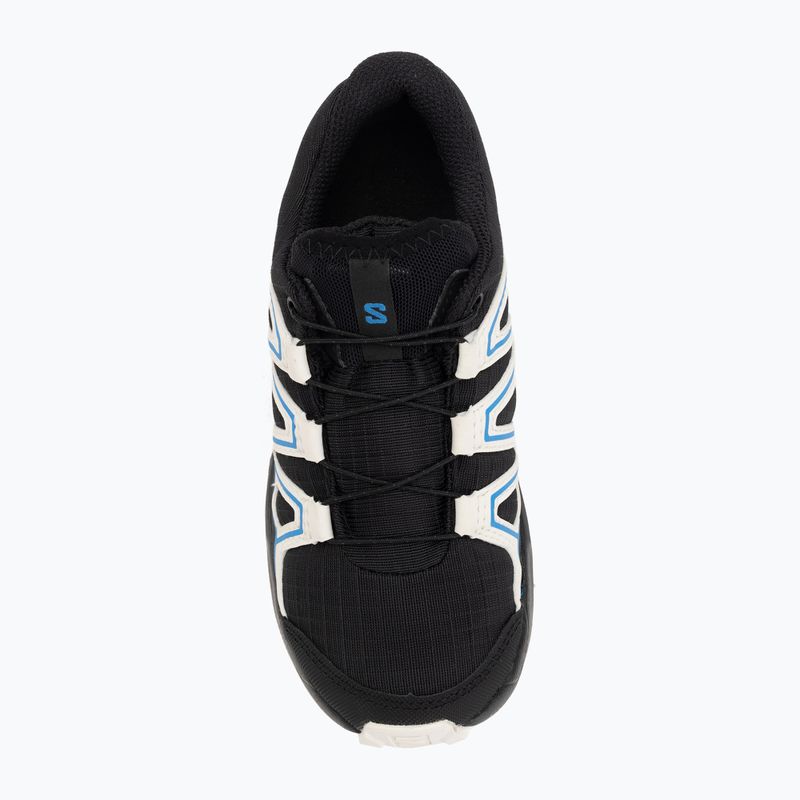 Încălțăminte de alergare pentru copii Salomon Speedcross Waterproof black/vanilla ice/french blue 5