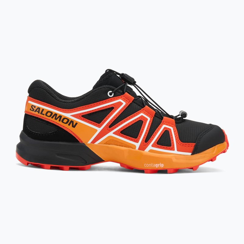 Încălțăminte de trekking pentru copii Salomon Speedcross black/cherry tomato/turmeric 2