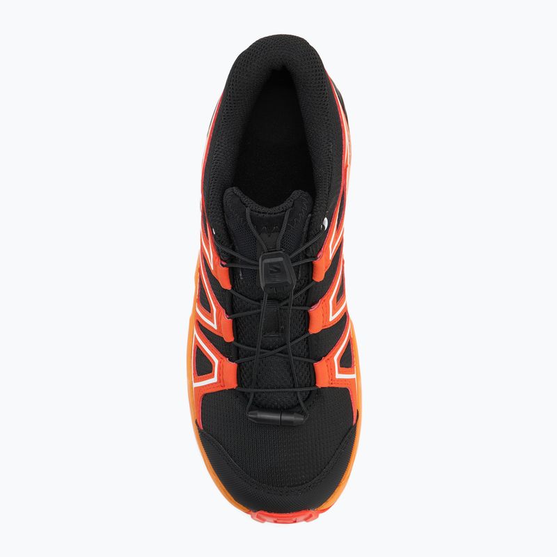 Încălțăminte de trekking pentru copii Salomon Speedcross black/cherry tomato/turmeric 5
