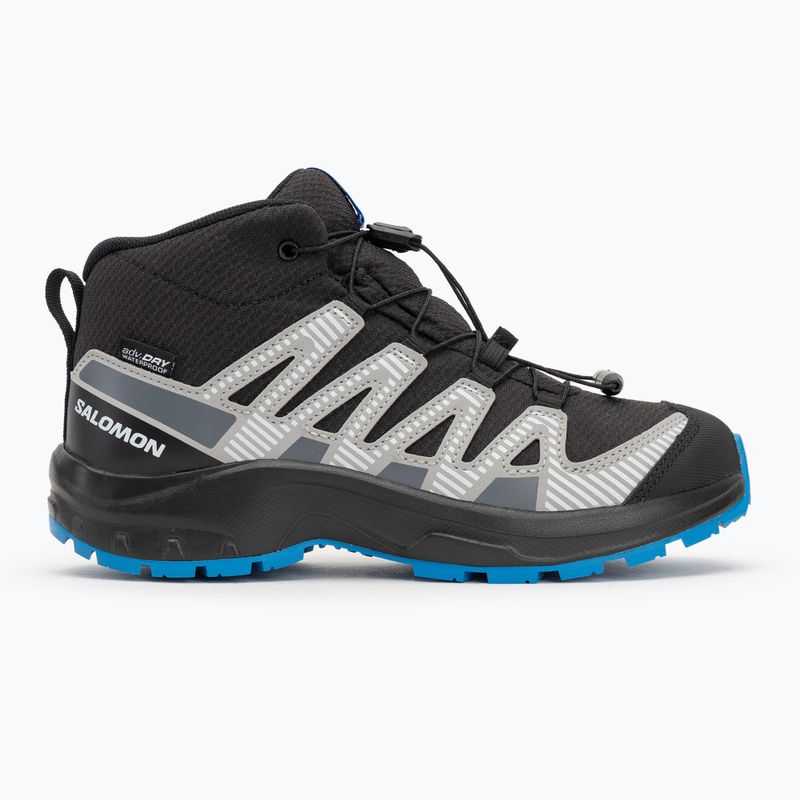 Încălțăminte de turism pentru copii Salomon XA PRO V8 MID WP black/monument /french blue 2