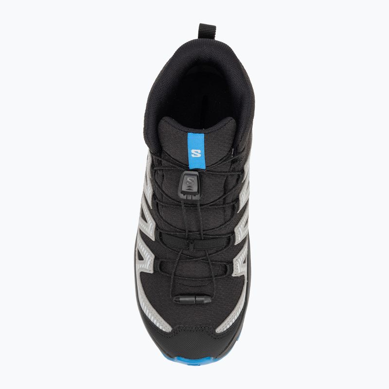 Încălțăminte de turism pentru copii Salomon XA PRO V8 MID WP black/monument /french blue 5
