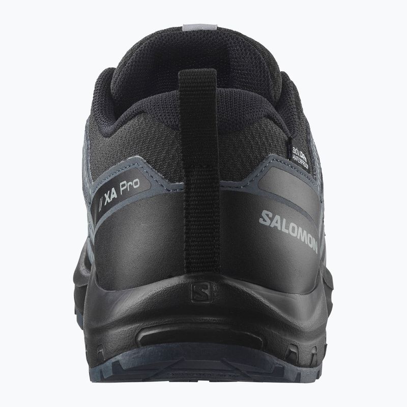 Încălțăminte de trekking pentru copii Salomon XA Pro 3D V8 Waterproof black/turbulence/quarry 10