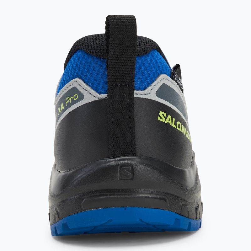 Încălțăminte de drumeție pentru copii Salomon XA PRO V8 WP nautical blue/black/sharp green 6