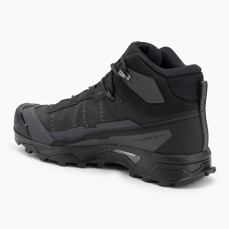 Încălțăminte de trekking pentru bărbați Salomon X Ultra 5 MID Wide GTX black/asphalt 3