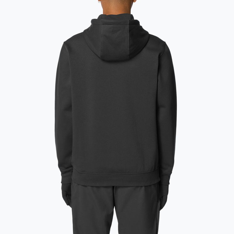 Bluză pentru bărbați Salomon Chest Logo Hoodie deep black 2