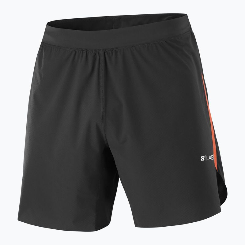 Pantaloni scurți de alergare pentru bărbați Salomon S/Lab Speed Spl 7" deep black / fiery red 6