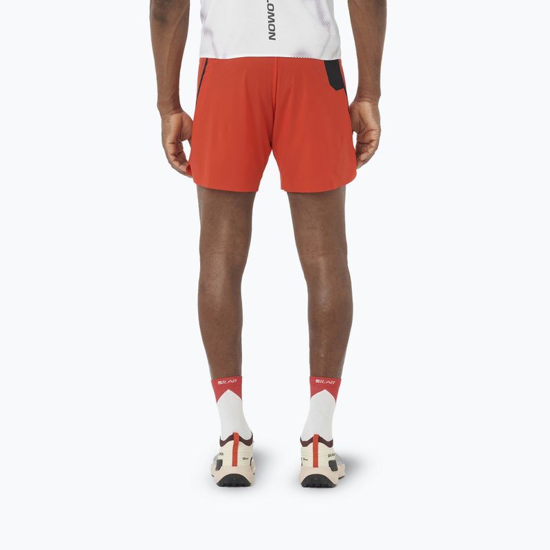 Pantaloni scurți de alergare pentru bărbați Salomon S/Lab Speed Spl 7" fiery red 2