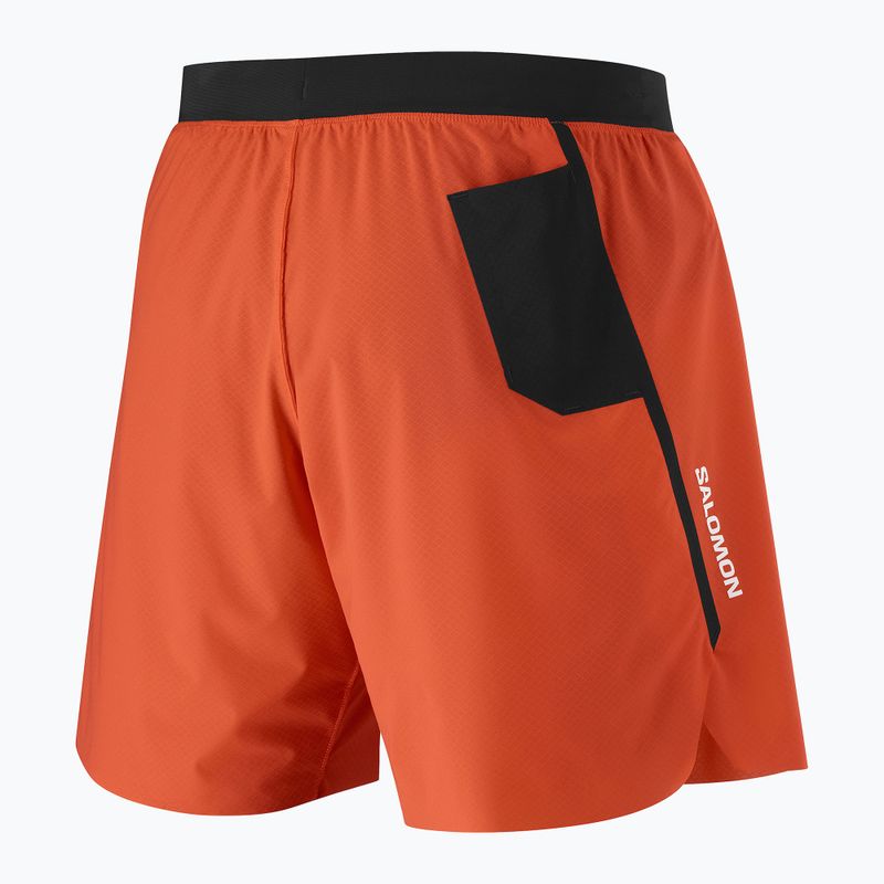 Pantaloni scurți de alergare pentru bărbați Salomon S/Lab Speed Spl 7" fiery red 7
