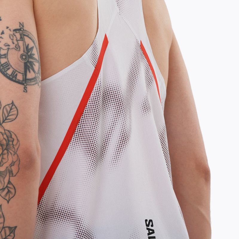 Tank top de alergare pentru bărbați  Salomon S/Lab Speed Singlet white / andorra 3