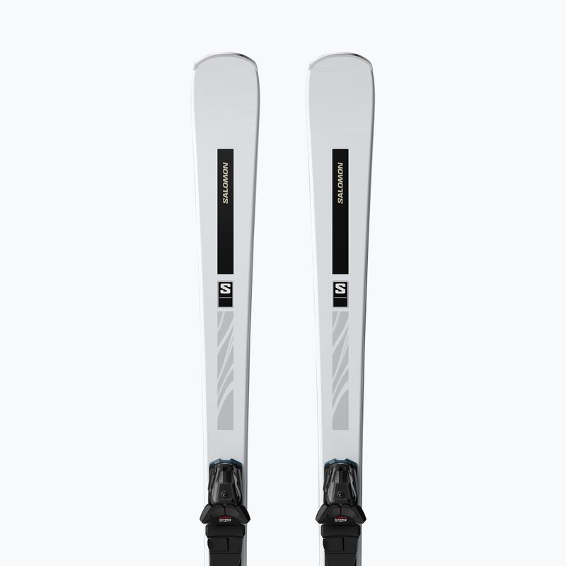 Schiuri de coborâre pentru femei Salomon S/Max N°4 + legături M10 GW white/light bronze met 4