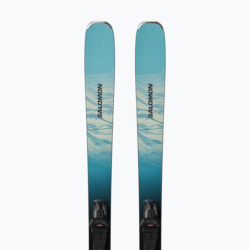 Schiuri de coborâre pentru femei Salomon Stance W 80 + legături M10 GW alaskan blue/porcelain/lime cream 4
