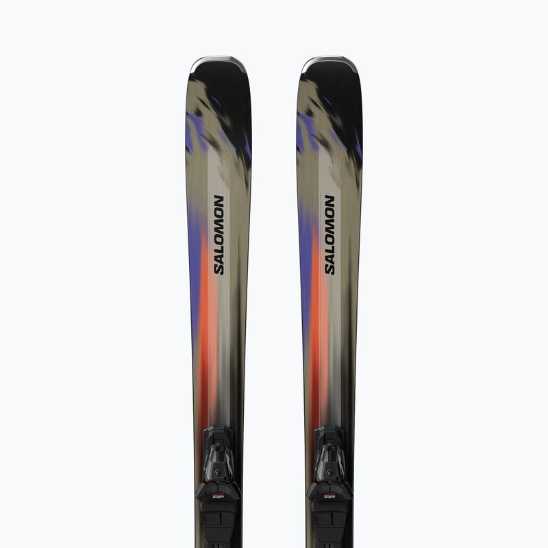 Schiuri de coborâre + legături Salomon Stance 80 + M10 GW kelp/nasturtium 5