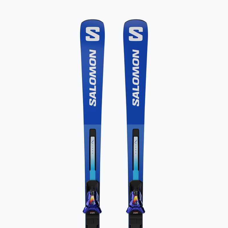 Schiuri de coborâre Salomon S/Race GS Pro + legături I12 GW race blue/white 4