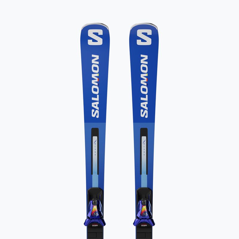 Schiuri de coborâre Salomon S/Race SL Pro + legături I12 GW race blue/white 4