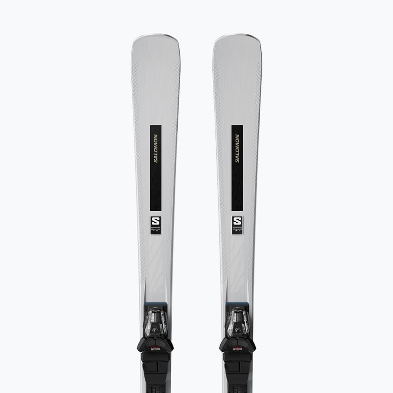 Schiuri de coborâre pentru femei Salomon S/Max N°10 silver + legături M10 GW silver met/light bronze met/black 4