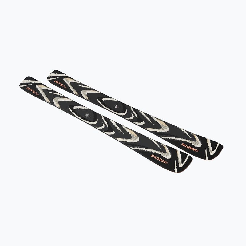 Schiuri de coborâre Salomon QST 94 Black black/almond milk 2