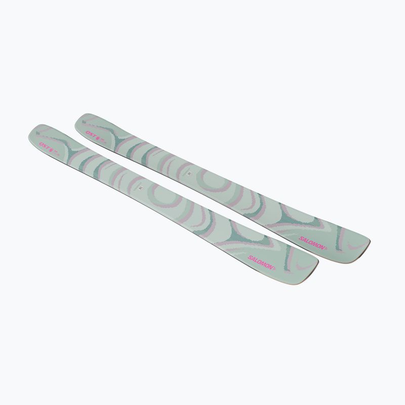 Schiuri de coborâre Salomon QST 100 Iceberg Green/Nirvana/Rhodamine 3