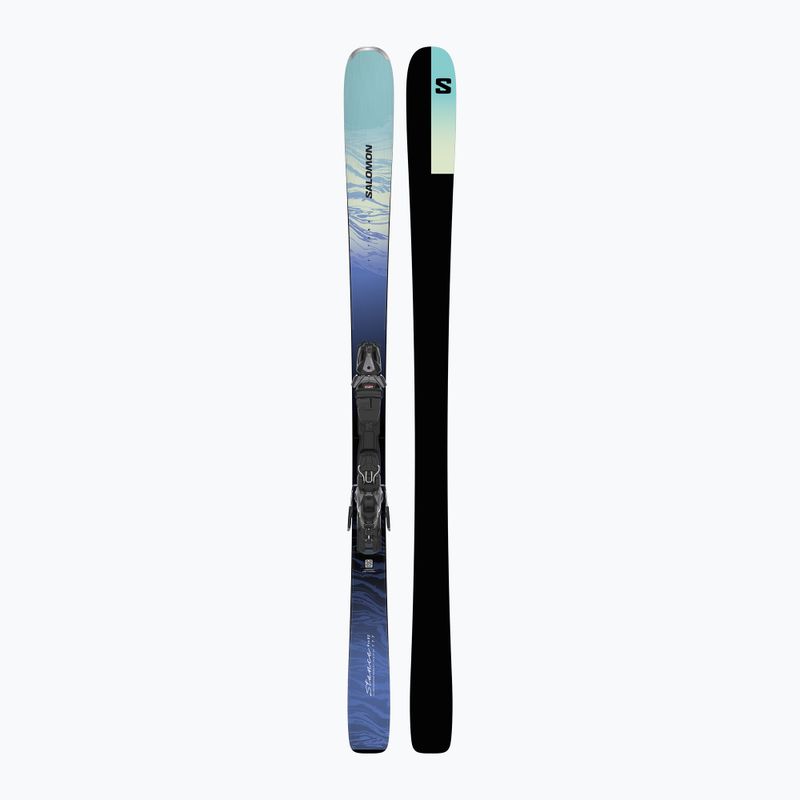 Schiuri de coborâre pentru femei + legături Salomon Stance Pro W 82 + MI11 GW aruba blue/blue yonder 3