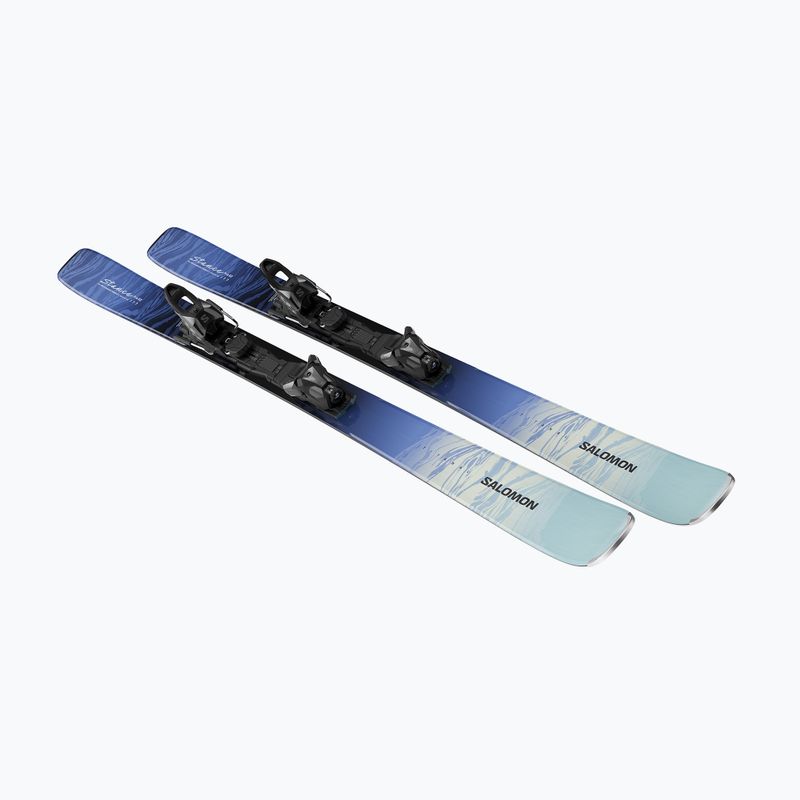 Schiuri de coborâre pentru femei + legături Salomon Stance Pro W 82 + MI11 GW aruba blue/blue yonder 4