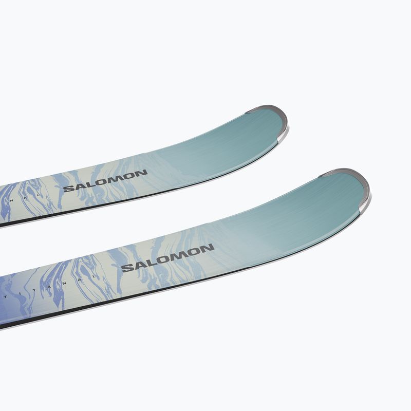 Schiuri de coborâre pentru femei + legături Salomon Stance Pro W 82 + MI11 GW aruba blue/blue yonder 6