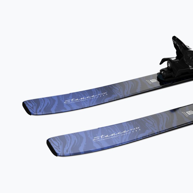 Schiuri de coborâre pentru femei + legături Salomon Stance Pro W 82 + MI11 GW aruba blue/blue yonder 7
