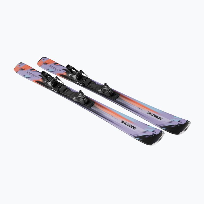Schiuri de coborâre Salomon Stance Pro 86 + legături MI12 GW violet tulip/nasturtium/black 3