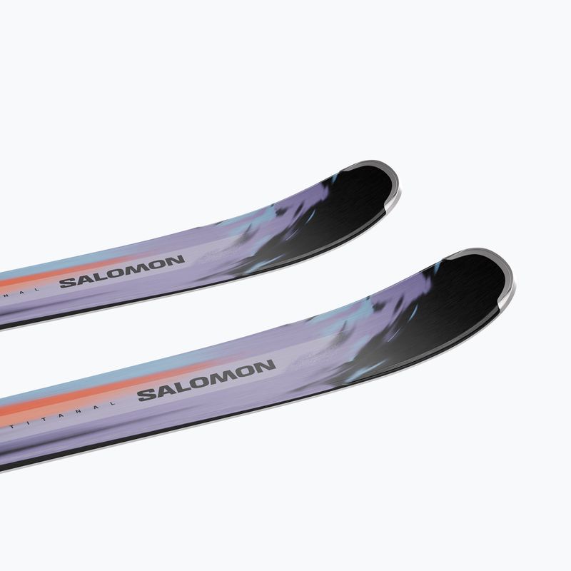 Schiuri de coborâre Salomon Stance Pro 86 + legături MI12 GW violet tulip/nasturtium/black 5