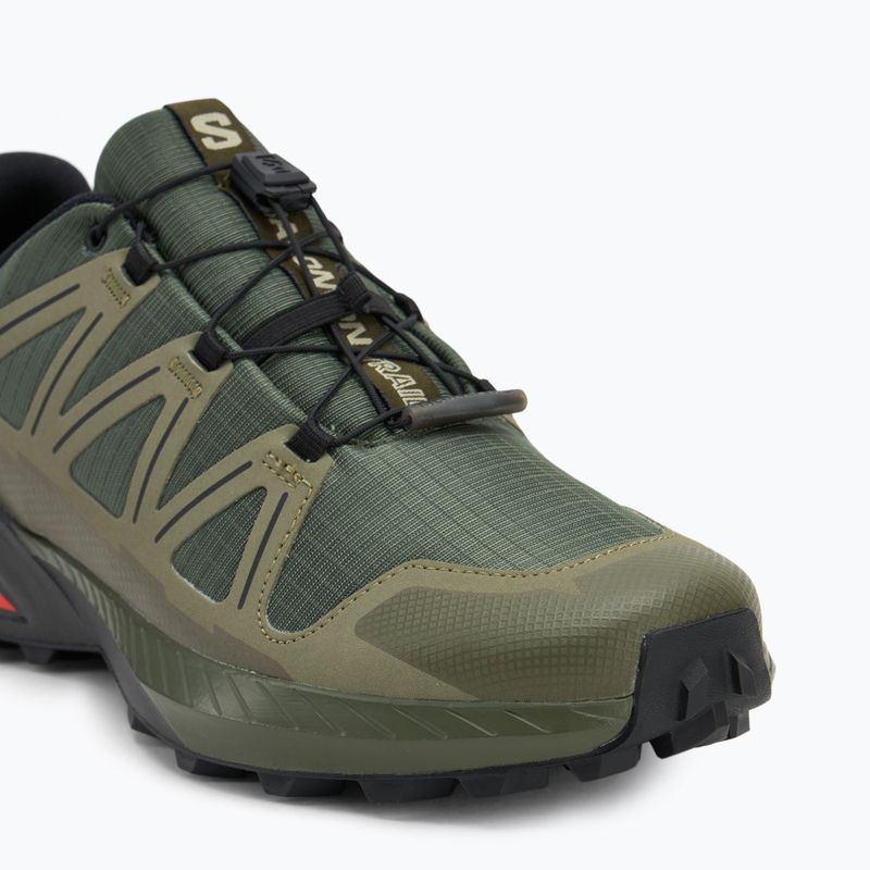 Încălțăminte de alergare pentru bărbați Salomon Speedcross Peak olive night/deep lichen green/black 8