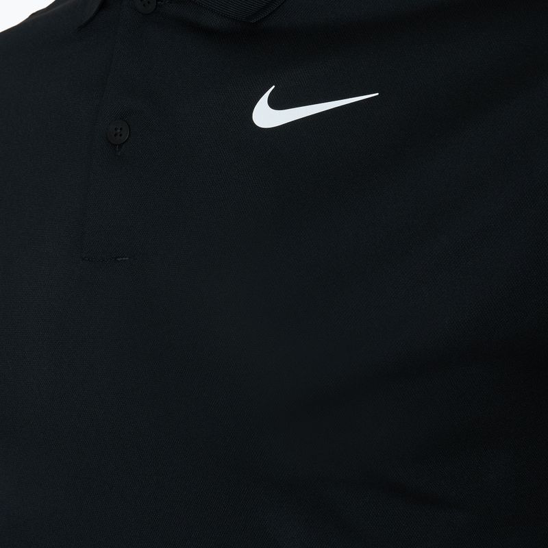 Tricou de tenis Nike Court Dri-Fit pentru bărbați alb/negru 3