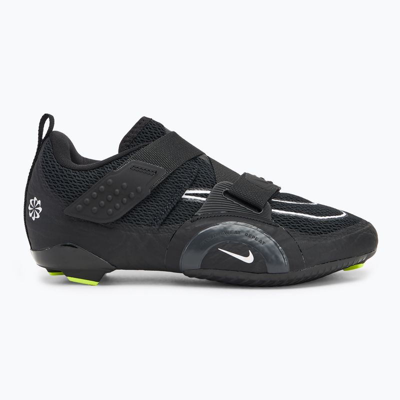 Pantofi de spinning Nike Superrep Cycle 2 negru/negru-volt 2