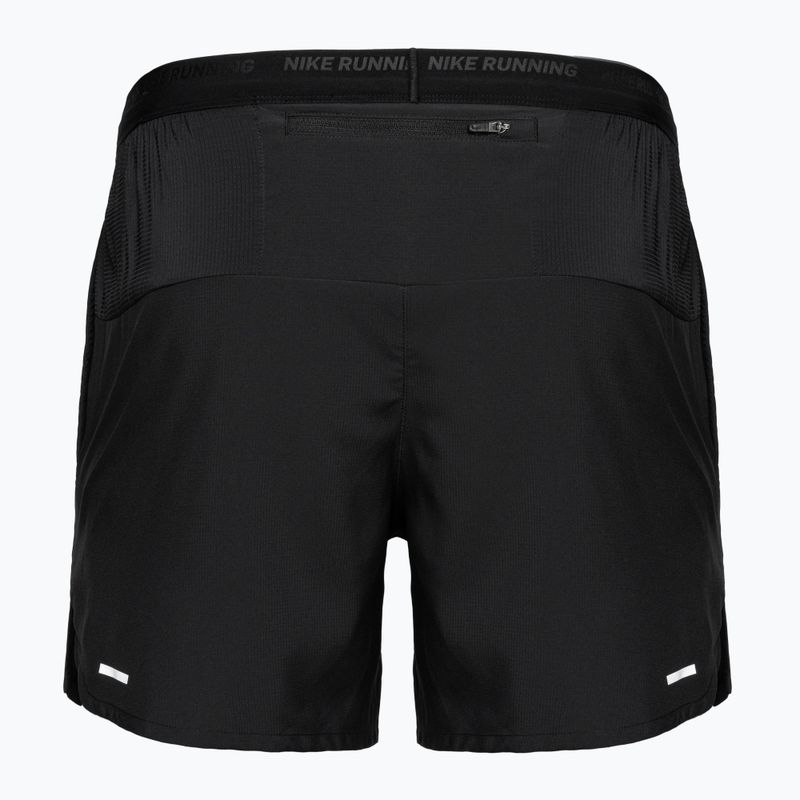 Pantaloni scurți de alergare pentru bărbați Nike Dri-Fit Stride 5" Brief-Lined black/black 2