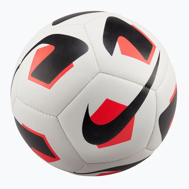 Minge de fotbal Nike Park Team 2.0 white/bright crimson/black mărimea 3 5