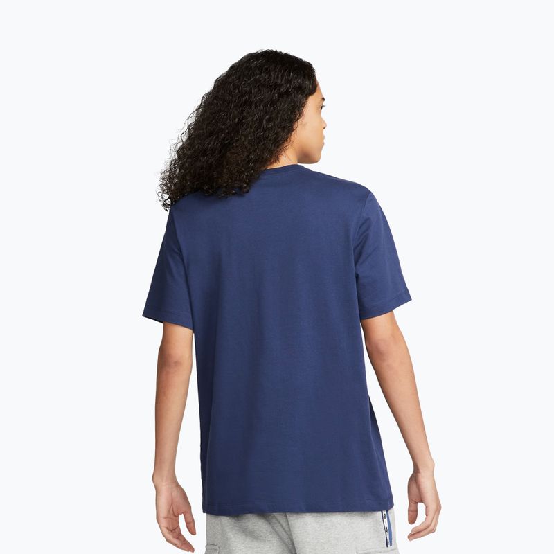 Tricou pentru bărbați Nike Sportswear JDI midnight navy/white 3