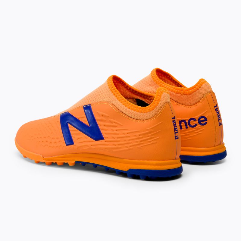 New Balance Tekela V3+ Magique TF ghete de fotbal pentru copii portocaliu JST3TD35.M.055 3