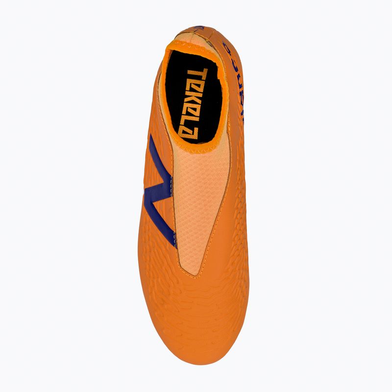 Ghete de fotbal pentru copii New Balance Tekela V3+ Magique FG portocaliu JST3FD35.M.045 6
