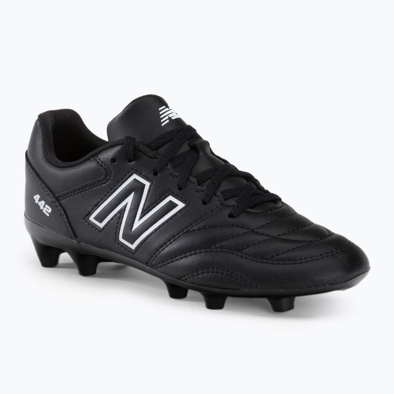 New Balance 442 V2 Academy FG ghete de fotbal pentru copii negru JS43FBK2.M.035