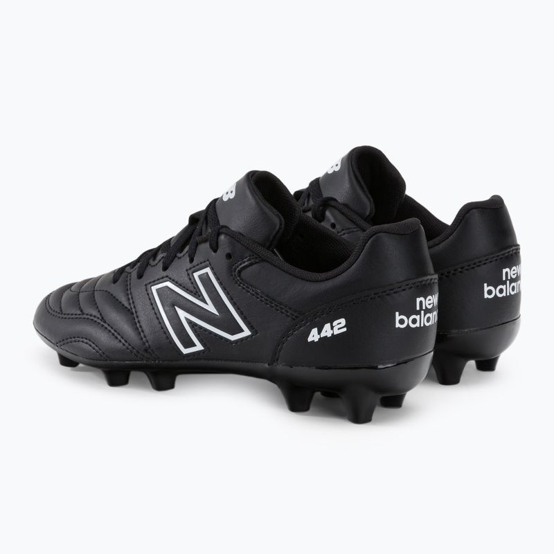 New Balance 442 V2 Academy FG ghete de fotbal pentru copii negru JS43FBK2.M.035 3