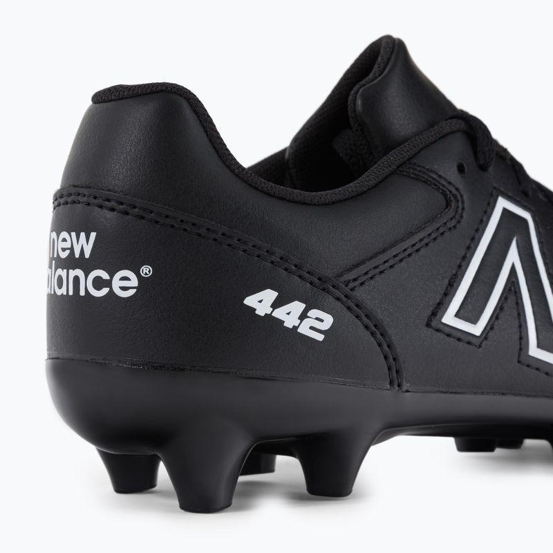 New Balance 442 V2 Academy FG ghete de fotbal pentru copii negru JS43FBK2.M.035 8