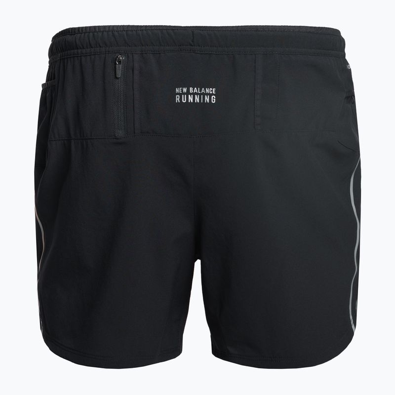 Pantaloni scurți de alergare pentru bărbați New Balance Impact Run 5" negru MS21268BK 7