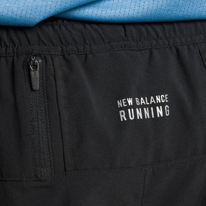 Pantaloni scurți de alergare pentru bărbați New Balance Impact Run 5" negru MS21268BK 5