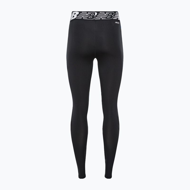 Jambiere de antrenament pentru femei New Balance Tight Relentless Crossover High Rise negru NBWP21177Z 6