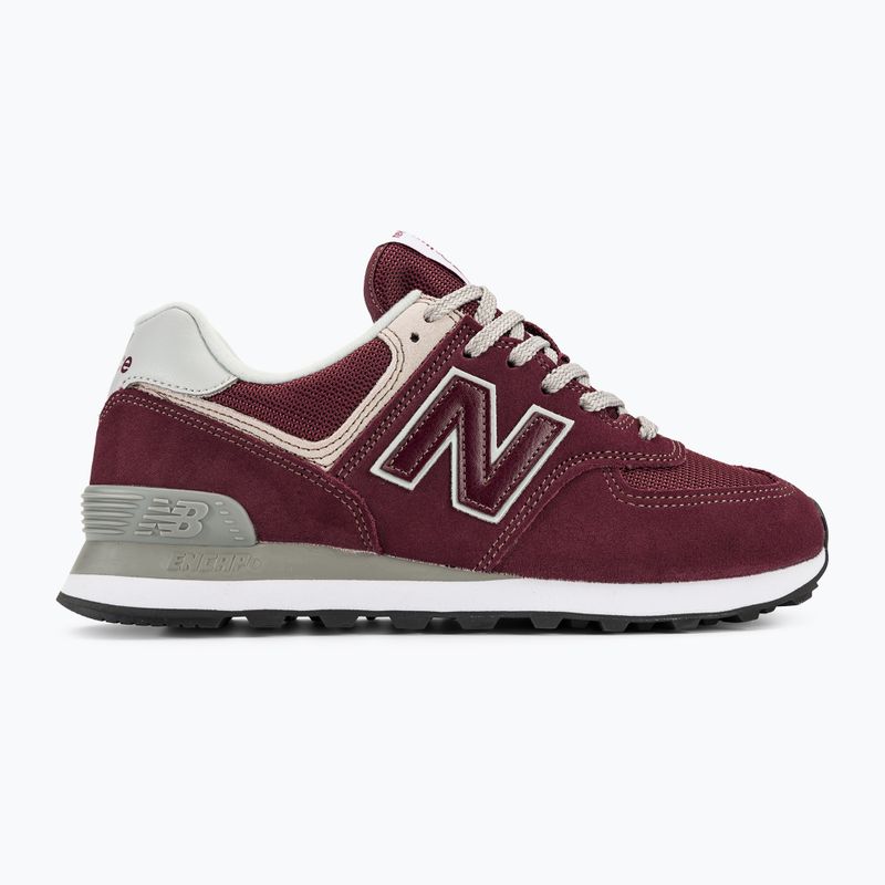 Încălțăminte pentru bărbați New Balance ML574 burgundy 2