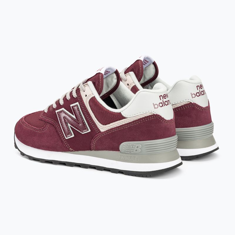 Încălțăminte pentru bărbați New Balance ML574 burgundy 3