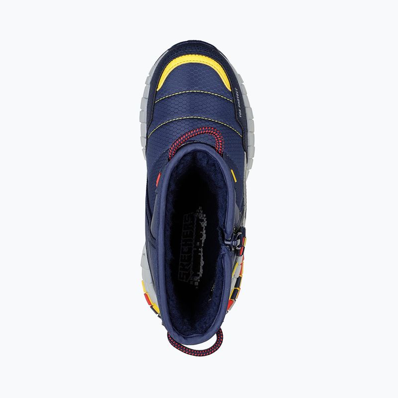 SKECHERS cizme de trekking pentru copii Mega-Craft Cuboforce navy/roșu 3